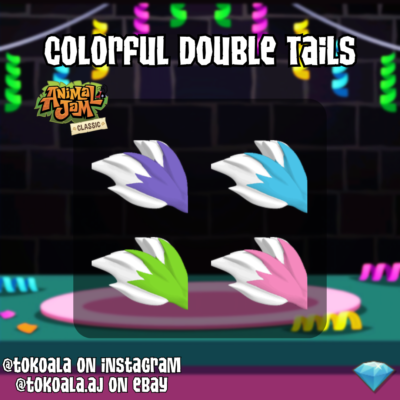 Animal Jam Classic AJC Coda Di Margherita Colorata (LEGGI DESCRIZIONE - Foto 13