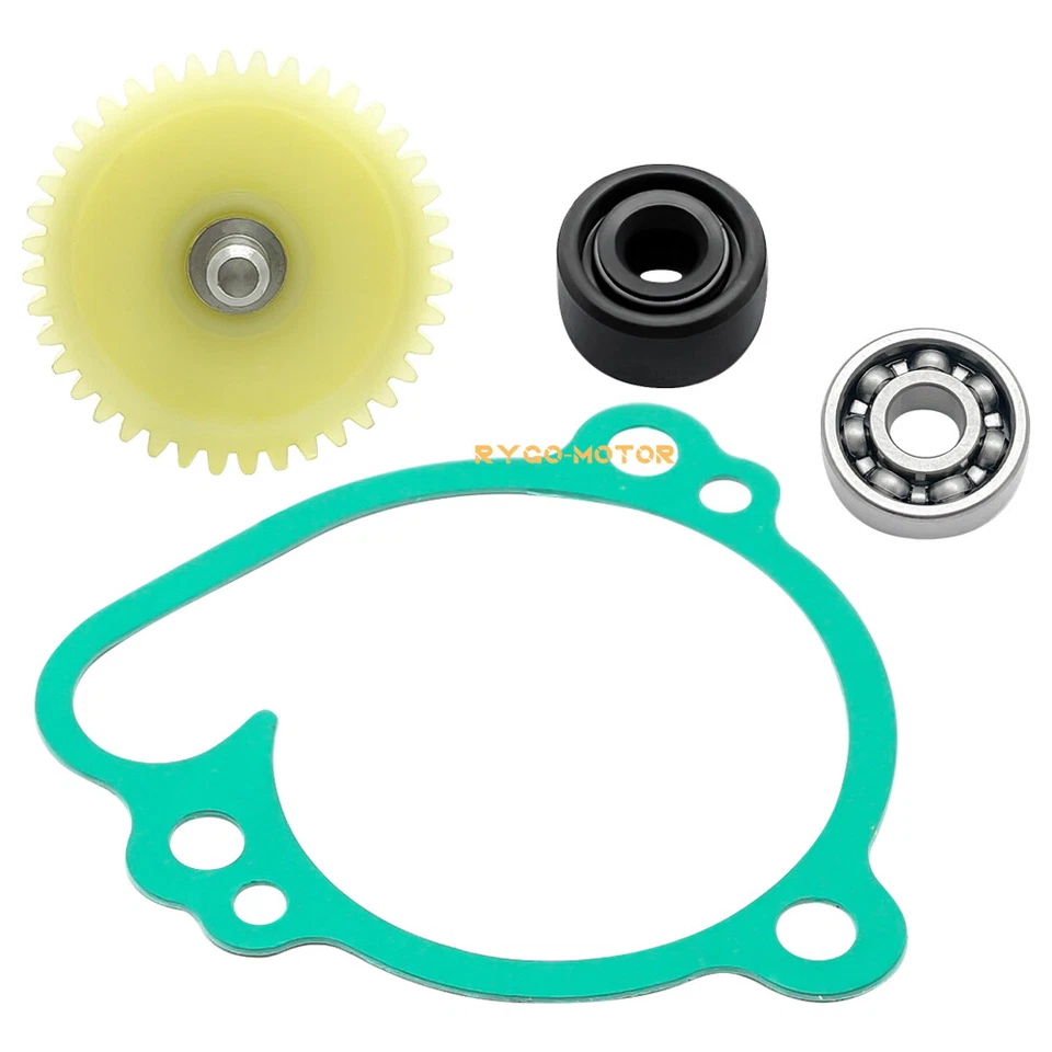 Kit de reconstrucción de bomba de agua para Kawasaki KX100 KX85 KX80 eje impulsor cojinete de engranaje Foto 3 de 4