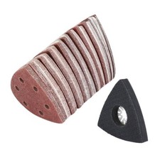 101pcs 60-240 Grit Triangular Sanding Paper Disc Pad Oscillating Multi Tool JQ 0.22 per gallon
