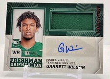 2022 Rookies & Stars  GARRETT WILSON NY Jets Freshman Orientation RPA 40/99 