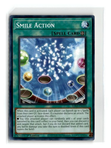 Smile Action LDS3-EN133 Yu-Gi-Oh Card NM 1st Edition | eBay