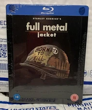 NEW FULL METAL JACKET BLU-RAY STEELBOOK! UK IMPORT ZAVVI EXCLUSIVE! SEALED OOP