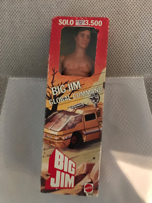 MISB MIB MOC MISB BIG JIM MATTEL GLOBAL COMMAND VINTAGE # 9615 RARE ITALIAN