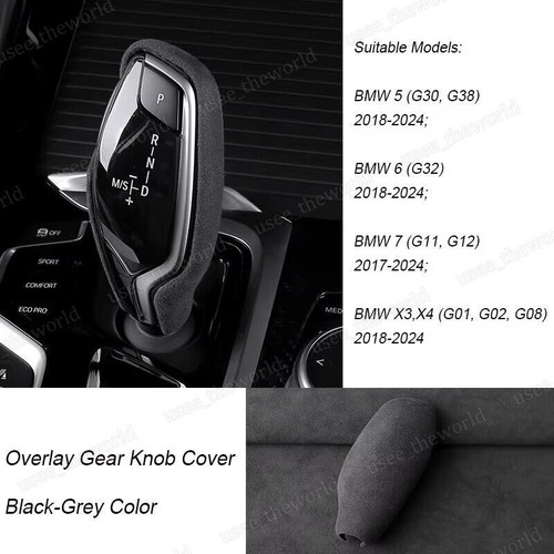 Gear Shift Shifter Knob Cover Trim For BMW 5 6 7 X3 X4 G30 G38 G32 G11 G12 G01 - Picture 15 of 17