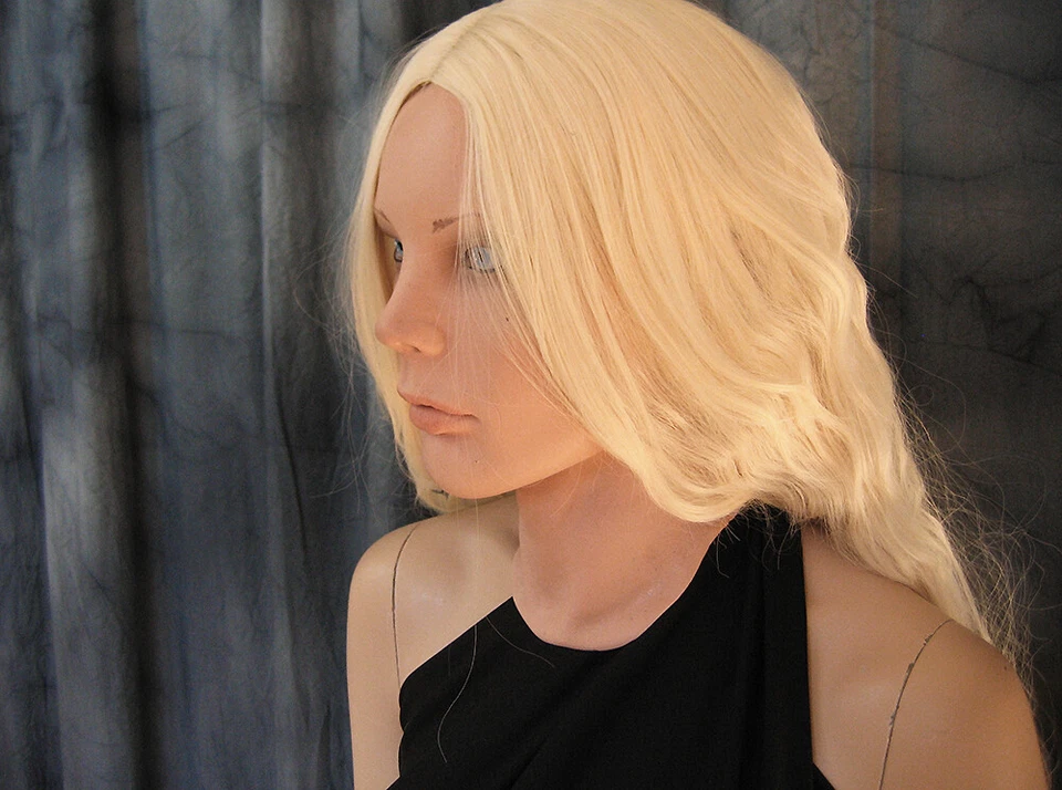 Maske BLOND ANGEL +AUGEN +PERÜCKE Trans Frau - ECHTES SCHAUMLATEX Crossdresser - Bild 4 von 4