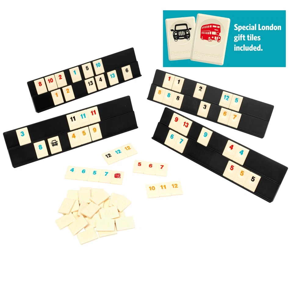 Rummikub City Edition by Ideal - Classic Family Strategy Board Game Set - Image 2 of 3