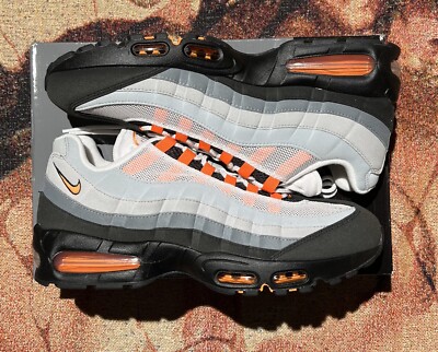 Nike Air Max 95 OG Big Bubble Bright Mandarin 2025 Size 12 Brand