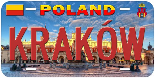 Targa auto novità alluminio Cracovia Polonia - Foto 6 di 7