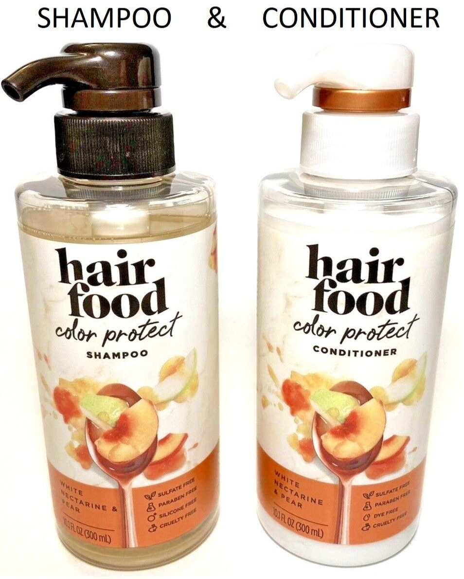 Hair Food Color Protect SHAMPOO & CONDITIONER White Nectarine