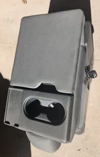 2015 - 2025  FORD F150 GRAY CLOTH CENTER CONSOLE JUMP SEAT -