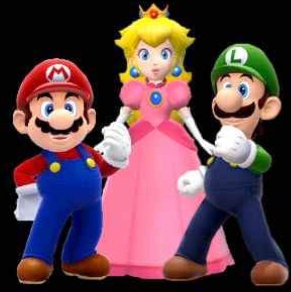 the time Luigi rizzed Peach #mario #luigi #peach #peaches #princesspea