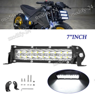 7inch Retro Led Motorcycle Front Fork Headlight fit Grom MSX125 CG Cafe Racer