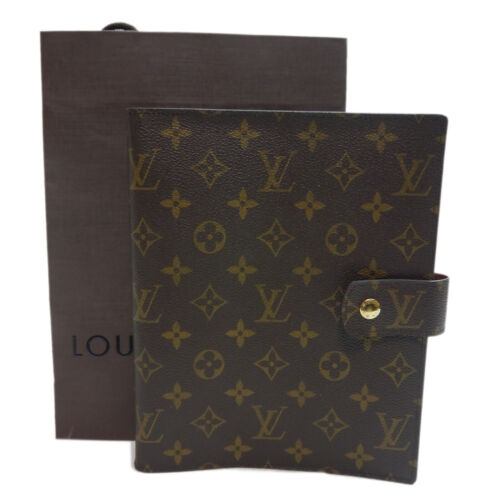 Authentic LOUIS VUITTON Agenda GM notebook cover  PVC #6531 - Picture 1 of 12