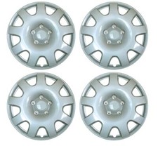Set of 4 15" Silver Wheel Trims / Hub Caps fits Peugeot Partner 207 308 306 605
