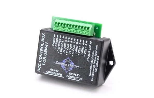 Dakota DCC-2400V-C-B - Control de clima cromado vertical vintage Air Gen 4 VFD -Bl Foto 3 de 4