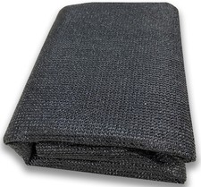 Breathable Patio/Pergola 90% Sun Shade Panel Cover w/grommets on 4 sides Black