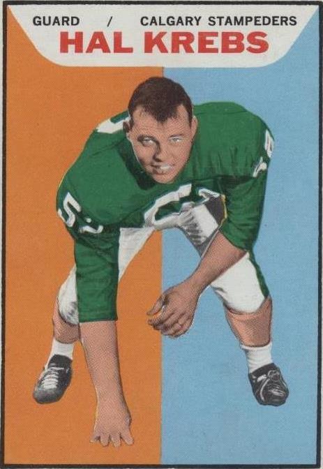 1965 Topps CFL Hal Krebs #24 - 1 of 2