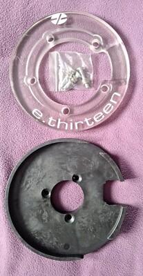 Sehr guter Zustand Cannondale Grind Kettenführung ISCG E.Thirteen Bash Guard 5 Bolzen 110BCD 36t