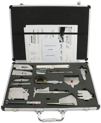 Stainless Steel Welding Ruler Measuring Gauge Tool Kits Combine Suit 13 Pieces