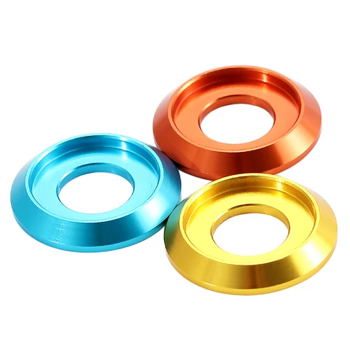 M2 M2,5 M3 - M8 Farben Linsen-/Knopfschraube Schraube Scheibe Aluminium eloxiert - Picture 6 of 18