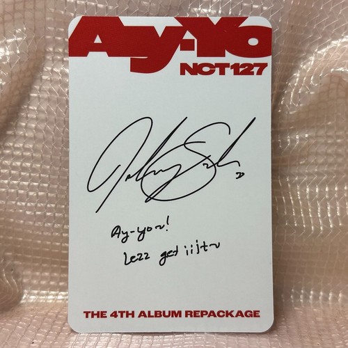 Johnny Official Photocard NCT 127 The 4th Album Repackage Ay-Yo Smini Ver Kpop - Picture 2 of 2
