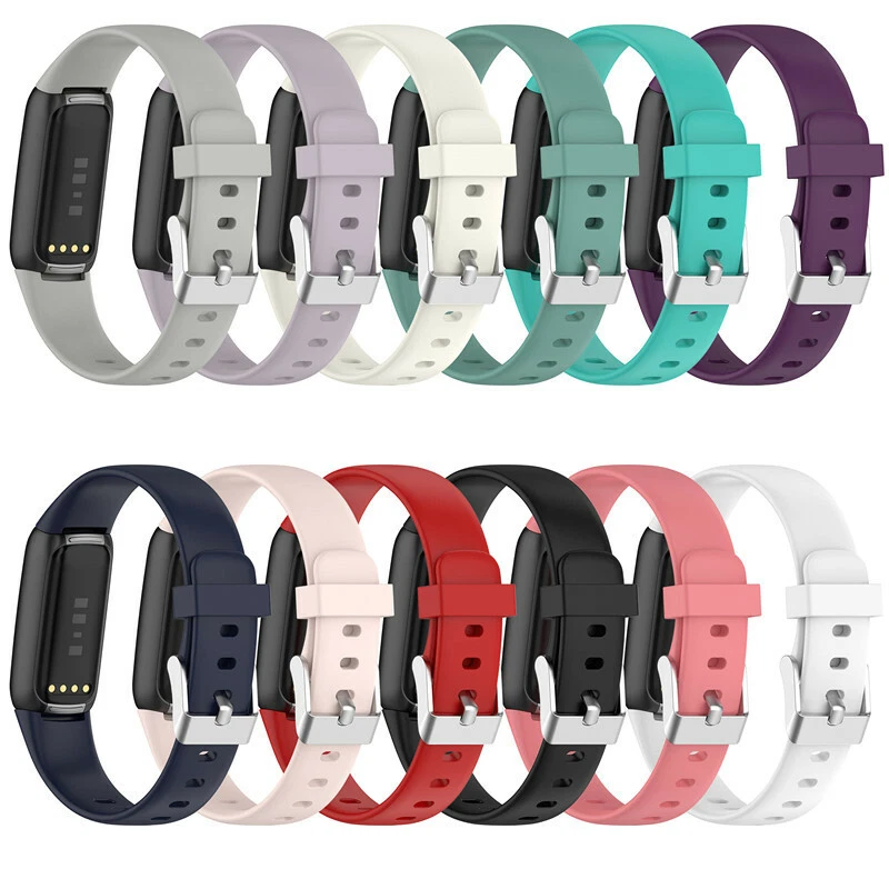Banda deportiva gimnasio suave silicona goma lazo correa pulsera para Fitbit Luxe Foto 3 de 4