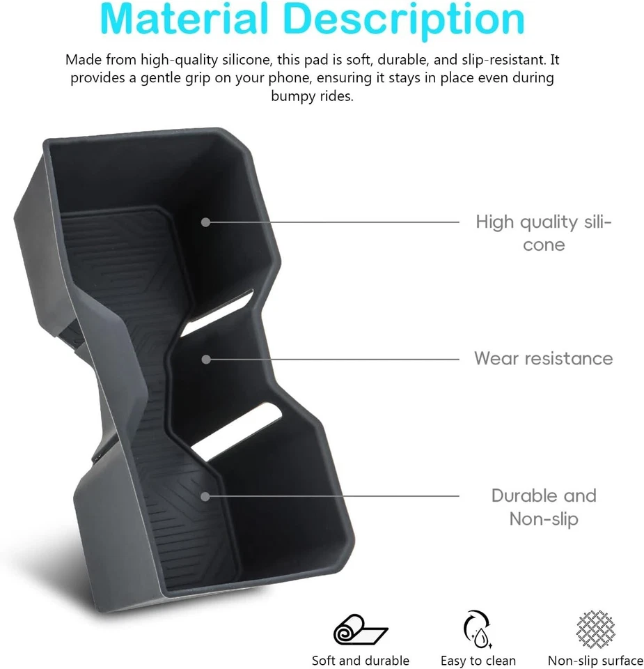 Auovo para Toyota Tacoma 2024 2025 Accesorios Consola Central Portavasos Insertos Foto 3 de 4