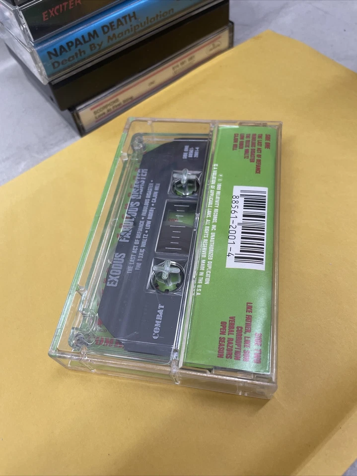 Exodus, Fabulous Disaster, Cassette, 1989 Relativety Records Foto 3 de 4