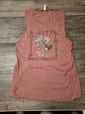 Austin City Limits Music Festival 2021 Tank Top Shirt Women Medium New Cyrus