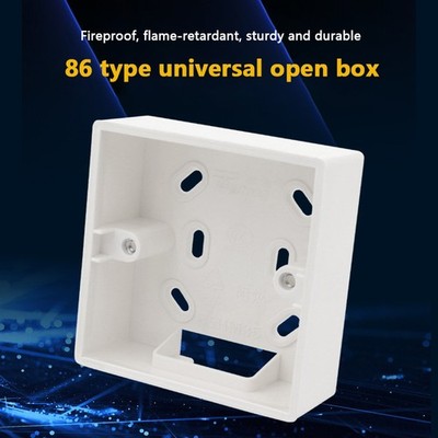 High Quality External Mounting Box For 86mm*86mm*34mm Standard Switches Sockets