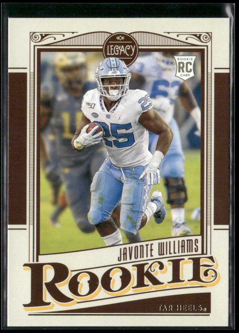 2021 Panini Legacy Javonte Williams 166 RC