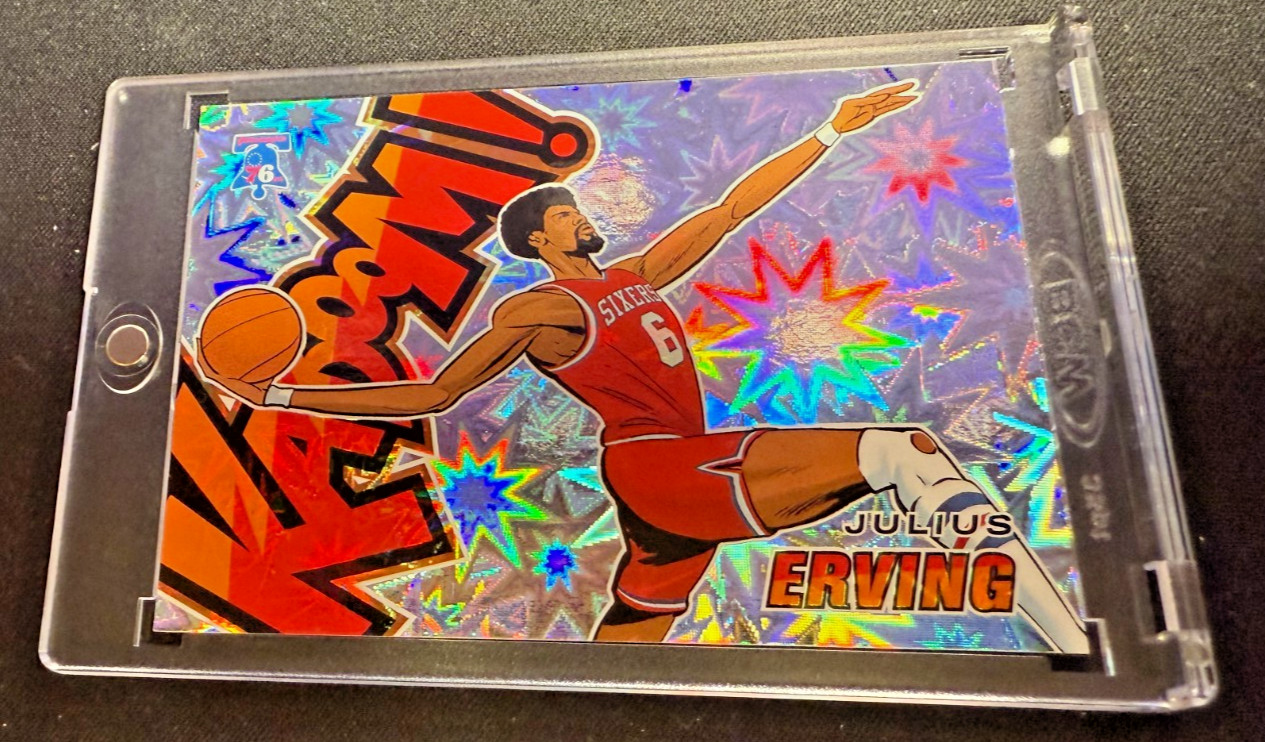 2024-25 Panini Revolution Kaboom! Horizontal Julius Erving SSP Case Hit Beauty