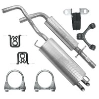 Auspuff SchalldäMpferset FüR VW Golf 4 IV FließHeck 1.6, 1.9 SDI (1997-2004)