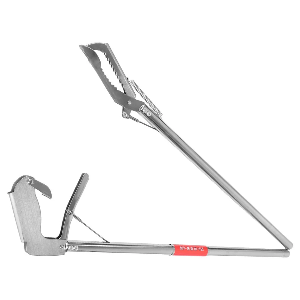 120 cm Edelstahl Schlangenfänger Greifer Werkzeug für Wildtiere und Angeln