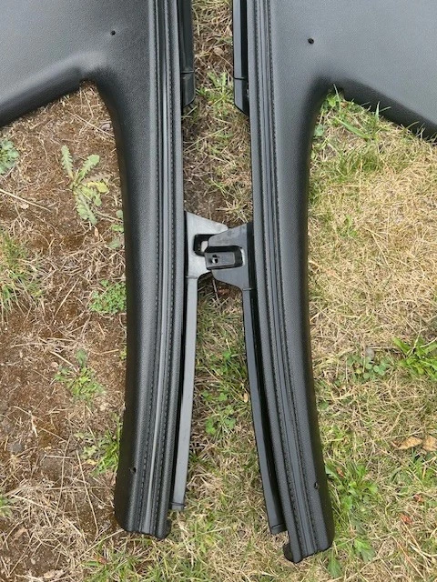 1973 TO 1976 PLYMOUTH DUSTER DODGE DART SPORT BLACK SAIL PANELS - Image 3 of 4