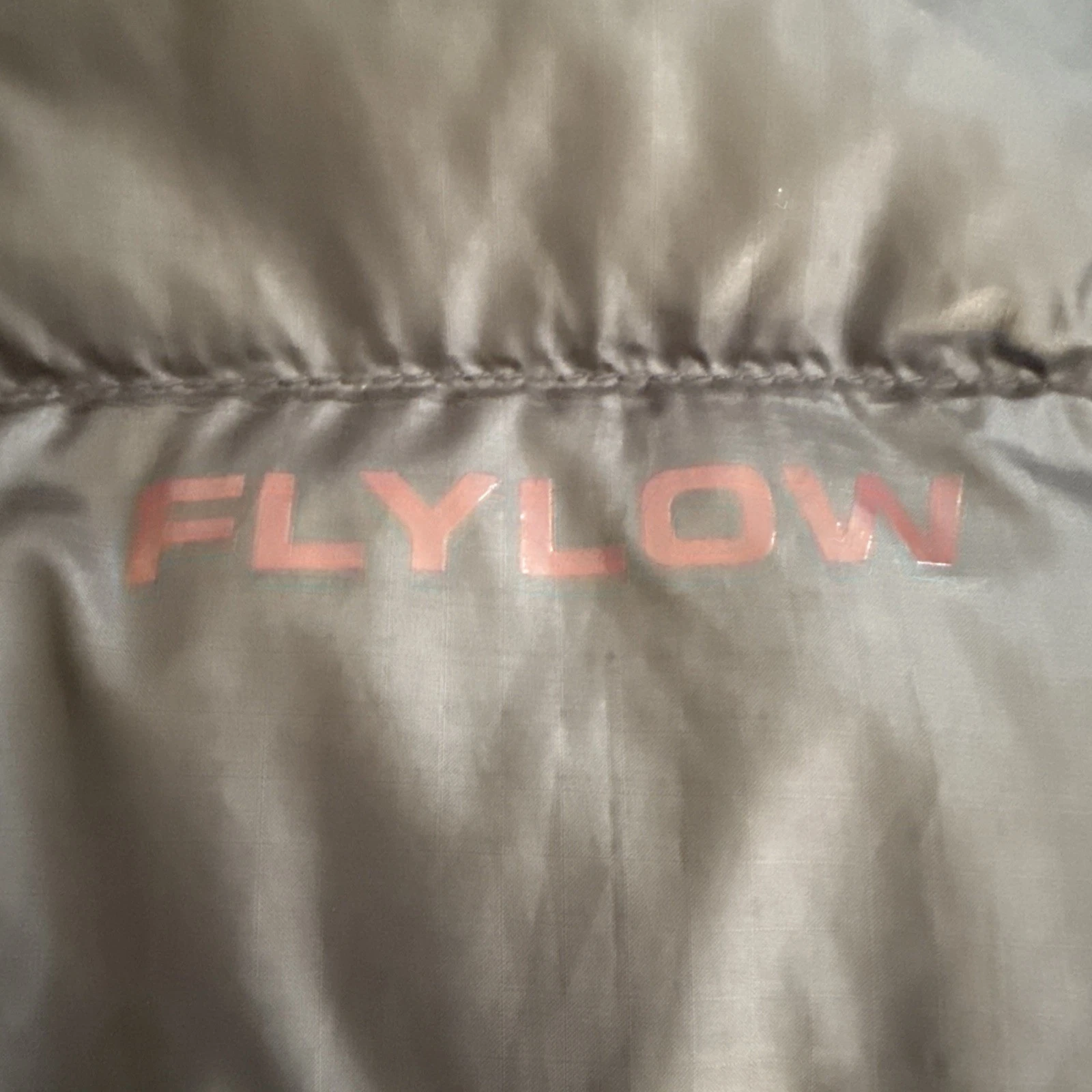 Flylow Gear General's Gray Down Hooded Jacket Mens Large image 2