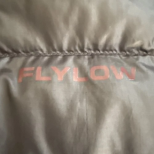 Flylow Gear General's Gray Down Hooded Jacket Mens Large image 2