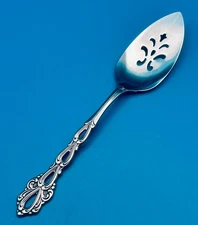 Oneida CHANDELIER Pierced Pie Cake Server 9 5/8" Stainless Flatware Silverware