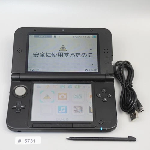 Nintendo 3DS XL LL Console Blue Black Japanese ver CTR-001 (READ DESC) #5731