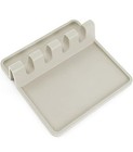 Silicone Utensil Rest with Drip Pad for Multiple Utensils,BPAFree,Heat-Resistant