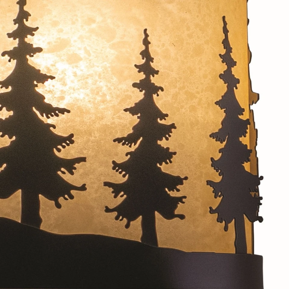 Yosemite 1-Light Wall Sconce in Rustic and Flush Style 11 Inch Tall and 8 Inches - Image 2 of 4