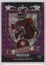 2021 Panini Prizm Draft Picks Crusade Purple Wave Prizm DeVonta Smith #165 03vw