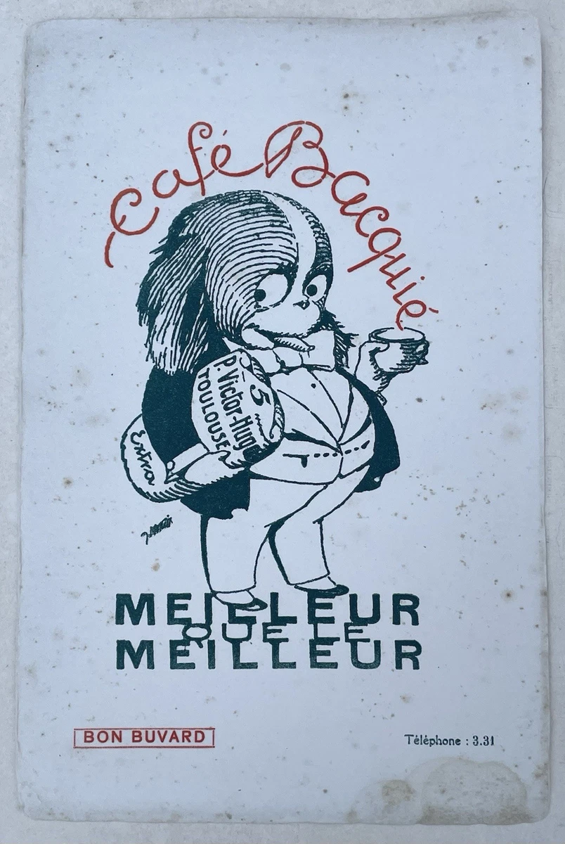 ANCIEN - BUVARD publicitaire IZARRA Vieille Liqueur de la Côte Basque