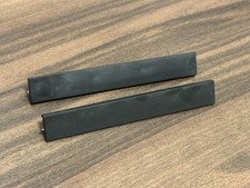 2x End caps For IKEA Forbattra Cabinet Toekick Endcap Matte Black Anthracite