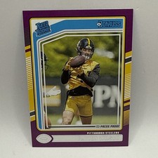 2024 Donruss Payton Wilson #342 Rated Rookie Purple Press Proof Parallel