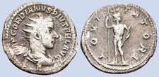Antico Imperatore Romano Gordiano III AD 238-244 Antoniniano Roma 477/14F AN1
