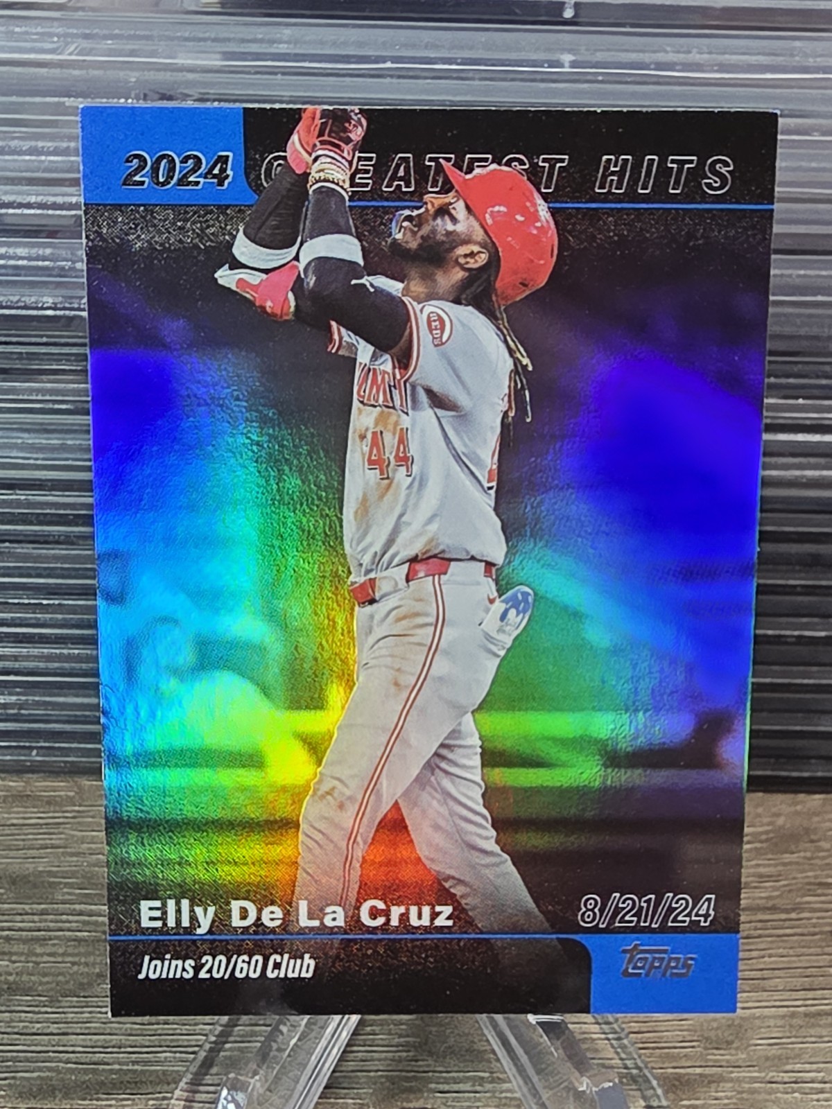 2025 Topps Series 1 - 2024 Greatest Hits Elly De La Cruz #GH-28 Blue /150 Reds