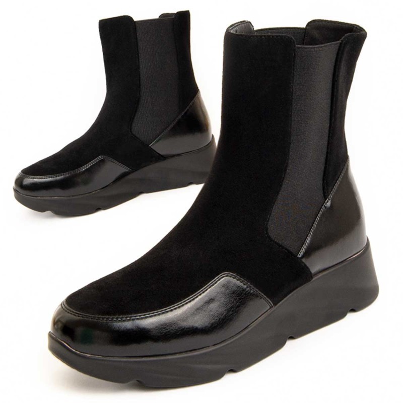 Botín De Cuña Para Mujer. Montevita Calig2