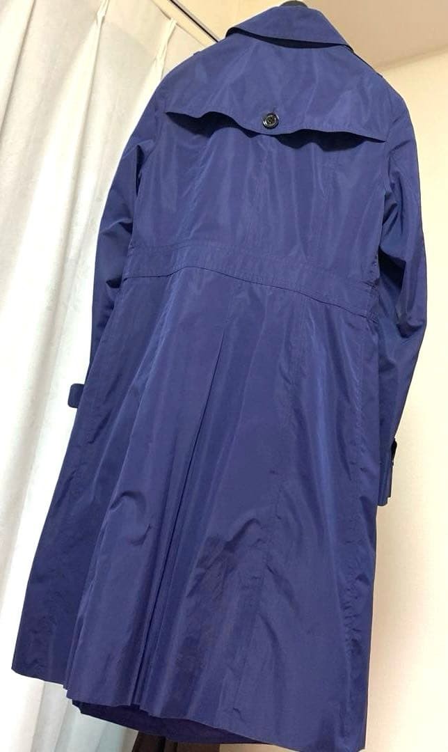 Burberry   Trench Coat Water Repellent Blue Cleaned thumbnail 5