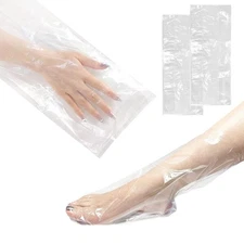 Paraffin Wax Bags 12" x 19" 15 Mic Clear Disposable Liners 684 Count 4 Rolls